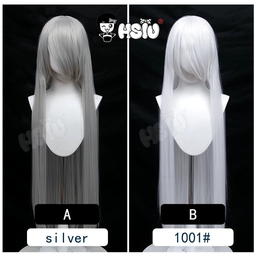 Anime New style Cosplay Long Wig「HSIU」Party Anime wigs 44 color 100cm Colourful  wig Fiber synthetic wig+Free wig cap
