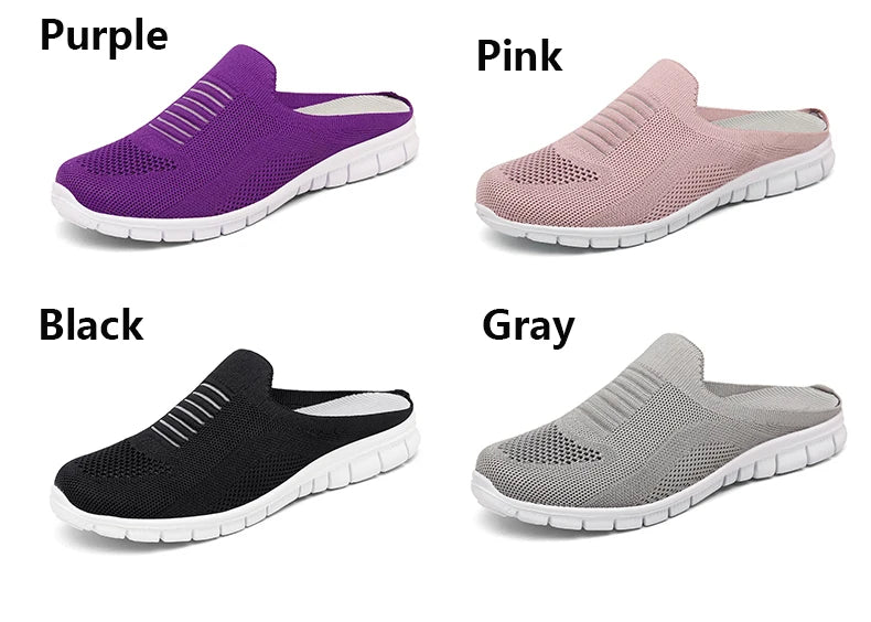 Women Vulcanized Shoes High Quality Shoes for Women 2025 Comfortable Casual Women Slippers Plus Size 42 Walking Flat