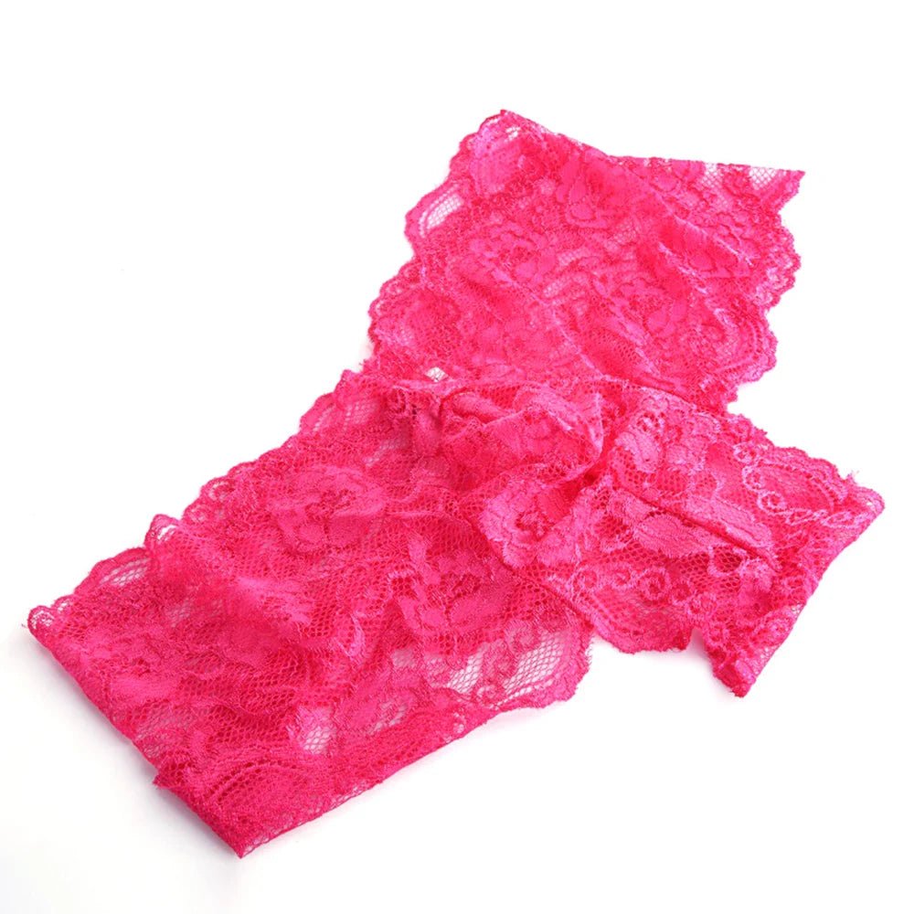 Men Sexy Lace Floral Lingerie Sissy Crossdress Porno Panties Semi Transparent Bikini G-string Briefs Gay Exotic Underwear