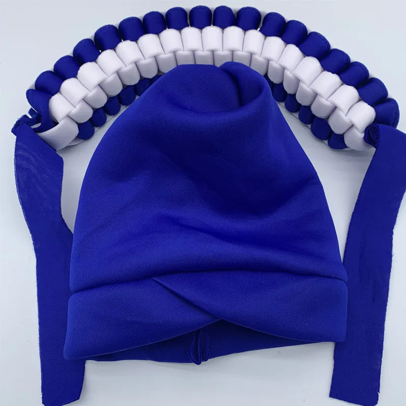2022 Fashion African Turbans for Women Ready to Wear Auto Gele Headties Nigerian Aso Oke Head Wraps for Traditional Wedding