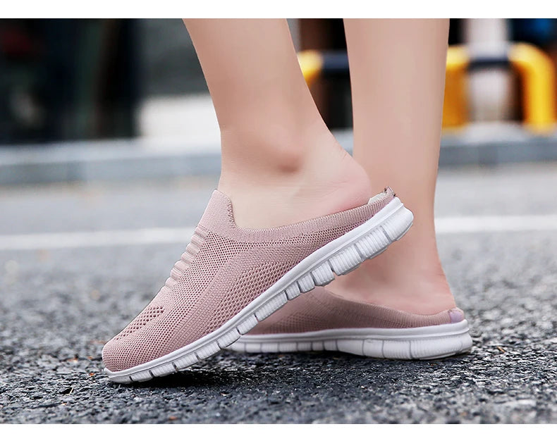 Women Vulcanized Shoes High Quality Shoes for Women 2025 Comfortable Casual Women Slippers Plus Size 42 Walking Flat
