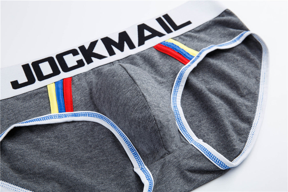 Sexy Men Underwear Briefs U Convex Big Penis Pouch Design Wonderjock Men Cotton Briefs for Man Bikini Adjustment Ring Cock