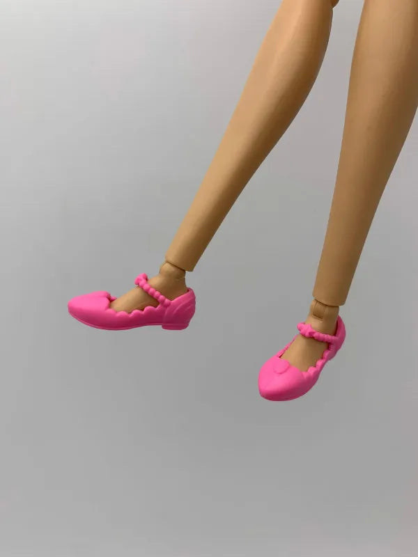 Miniature Doll Shoes | High Heels & Flat Shoe Accessories for 1/6 Scale BB Dolls