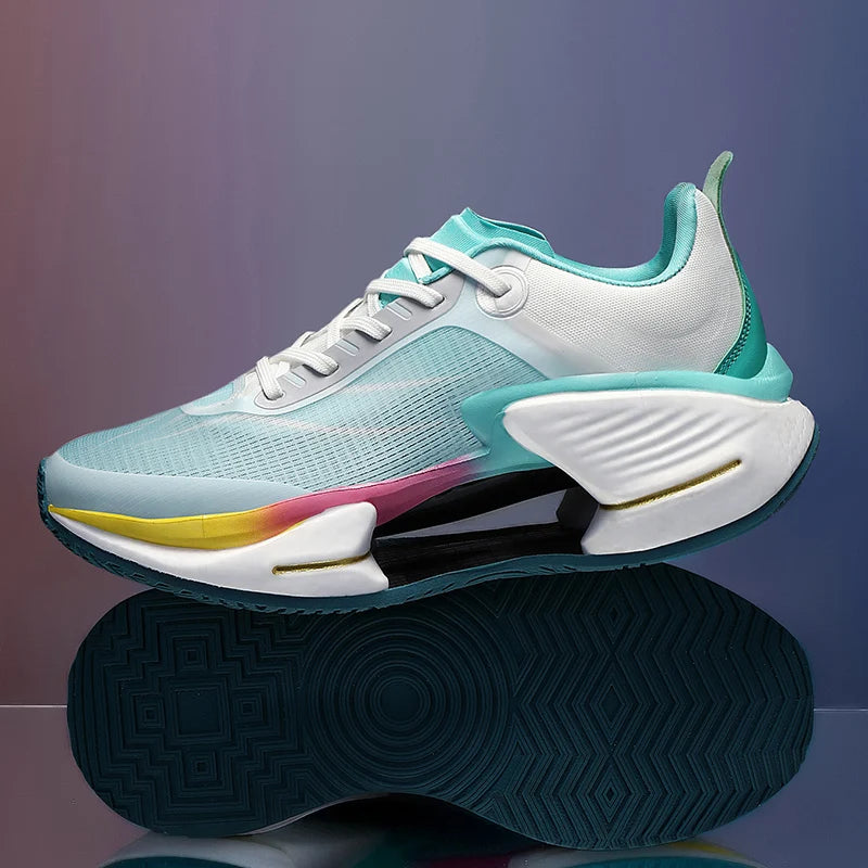 Wear-resistant Shock-absorbing Carbon Plate Running Shoes Men Sneaker Breathable Jogging Walking Style Shoes