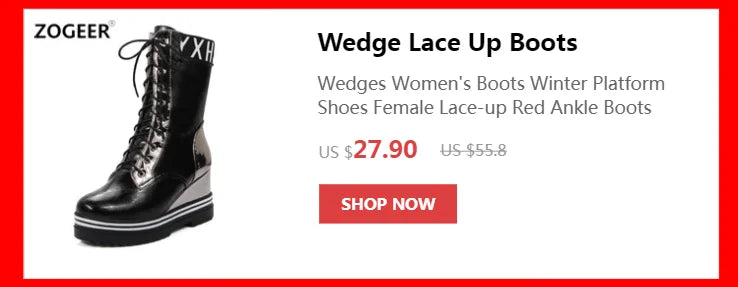 Classic Lace-up Ankle Boots For Women Red White Punk Heels Platform Euro Style Women's Shoes Autumn Spring High Heels Pump Shoes