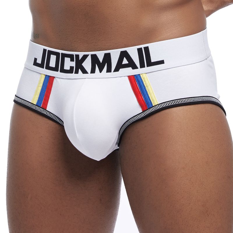 Sexy Men Underwear Briefs U Convex Big Penis Pouch Design Wonderjock Men Cotton Briefs for Man Bikini Adjustment Ring Cock