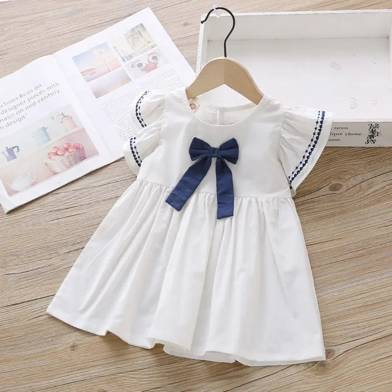 Girl Casual Dress 2024 New Fashion Princess Dresses Girls Sweet Costumes Cute Outfits Baby Girls Vestidos for 1- 5Y