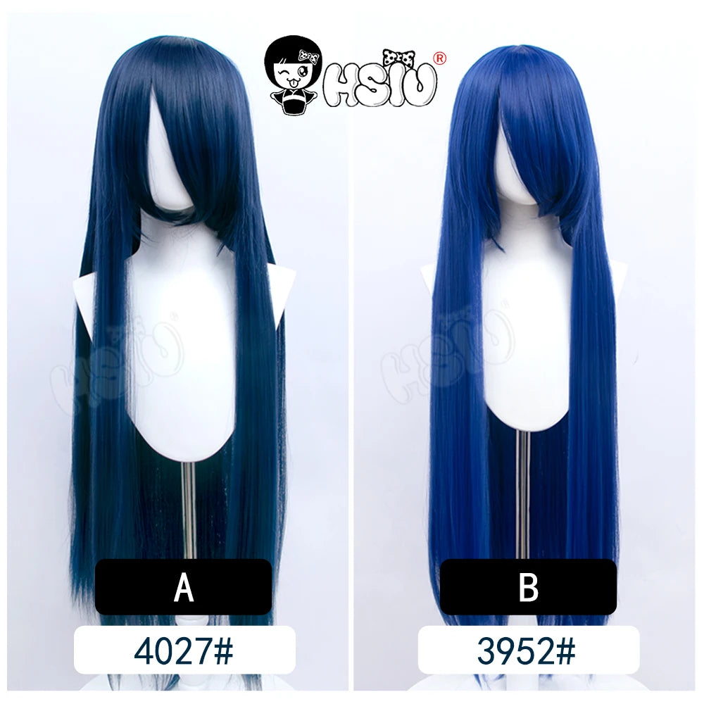 Anime New style Cosplay Long Wig「HSIU」Party Anime wigs 44 color 100cm Colourful  wig Fiber synthetic wig+Free wig cap