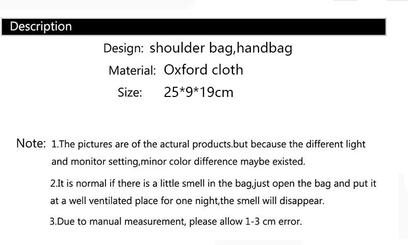 Women Bag Nylon Waterproof Messenger Bags For Lady Crossbody Shoulder Bag Casual High Quality Multifunctional Handbags