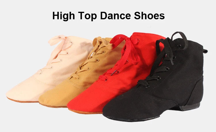 Children Canvas Ballet Shoes Kids' Soft Dance Shoes Women Men Dancing Ballroom Latin Modern Jazz Shoes Yoga Training Footwear