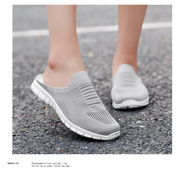 Women Vulcanized Shoes High Quality Shoes for Women 2025 Comfortable Casual Women Slippers Plus Size 42 Walking Flat