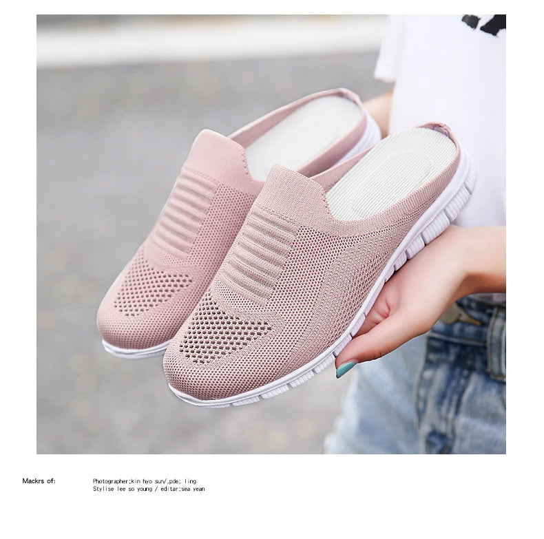 Women Vulcanized Shoes High Quality Shoes for Women 2025 Comfortable Casual Women Slippers Plus Size 42 Walking Flat