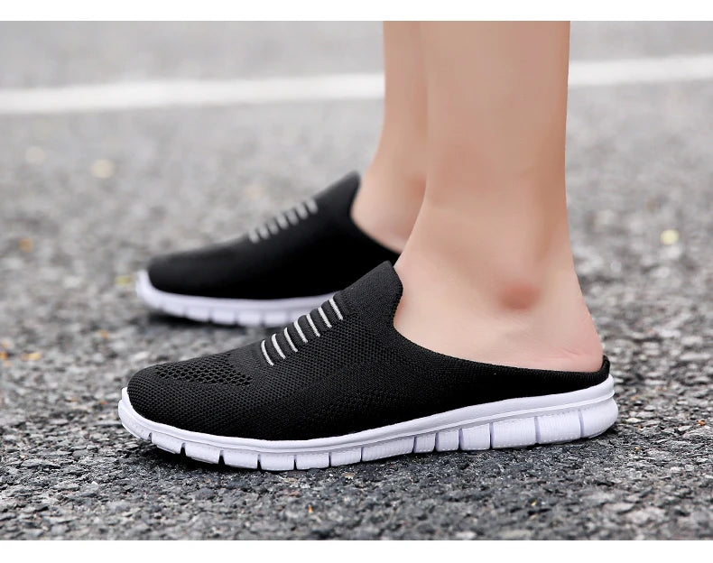 Women Vulcanized Shoes High Quality Shoes for Women 2025 Comfortable Casual Women Slippers Plus Size 42 Walking Flat