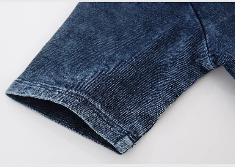 Baby boy summer fashion clothes set toddler kids shorts sets cotton denim outfit sets short sleeve t-shirt top pants casual wear