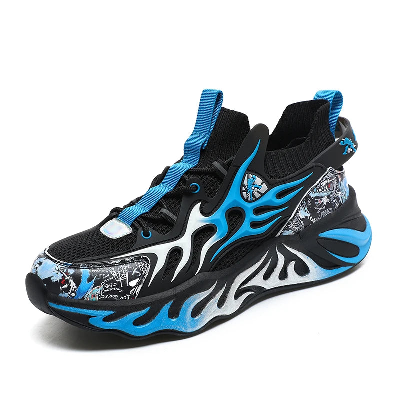 2023 New Tide Shoes for Mens Fashion Sneakers Non-slip Lightweight Running Shoes Outdoor Ankle Shoes Plus Size Men Sneakers