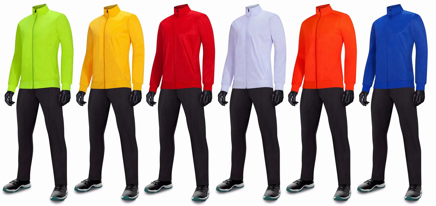 Winter velvet Running sets Jacket with pants Men kids Gym Fitness Workout Sportswear soccer football Hooded Jogging Sports sets