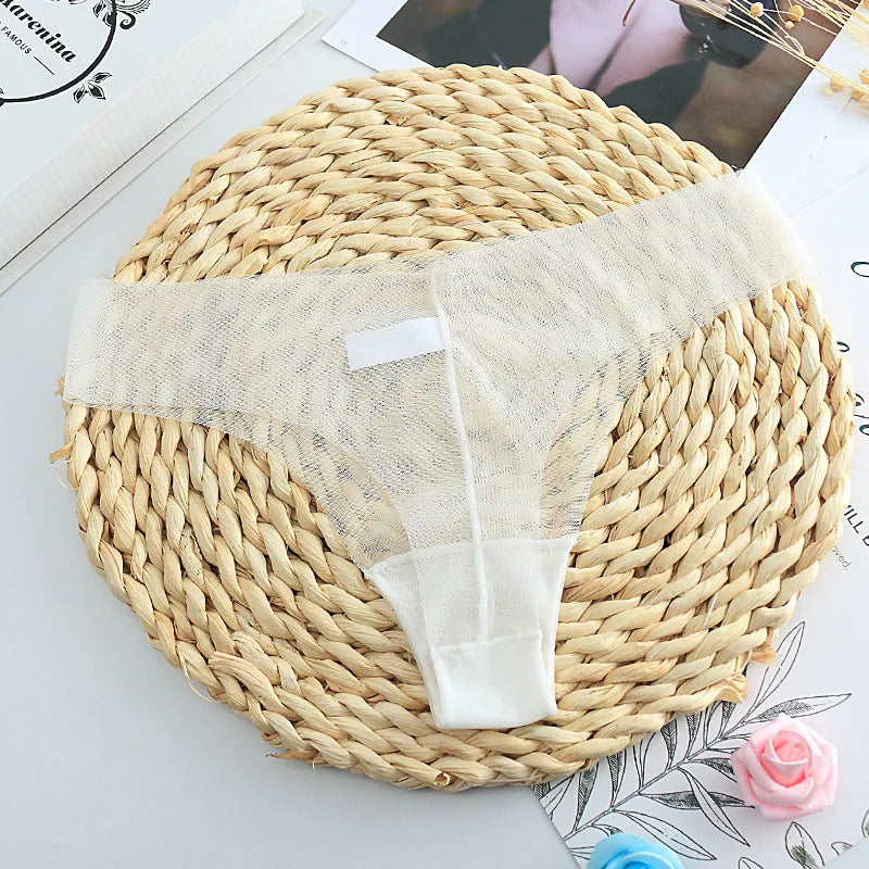 Cotton Women's Panties thongs Underwear Women Lace Soft Briefs Sexy Lingerie low Waist lingerie g-string 1pcs/Lot ac140