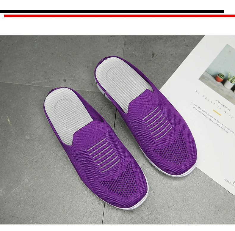 Women Vulcanized Shoes High Quality Shoes for Women 2025 Comfortable Casual Women Slippers Plus Size 42 Walking Flat