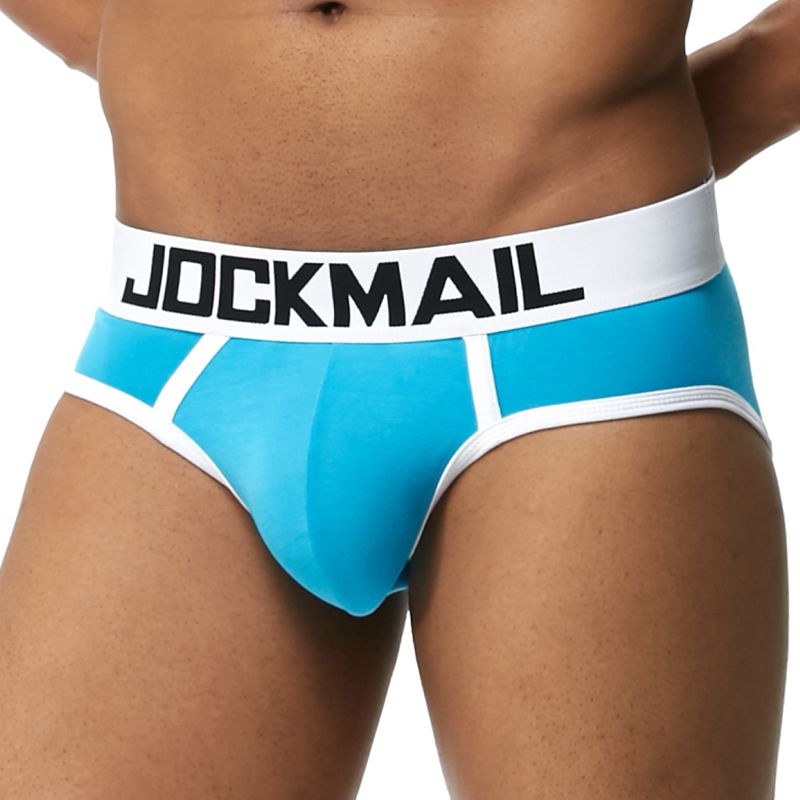 Sexy Men Underwear Briefs U Convex Big Penis Pouch Design Wonderjock Men Cotton Briefs for Man Bikini Adjustment Ring Cock