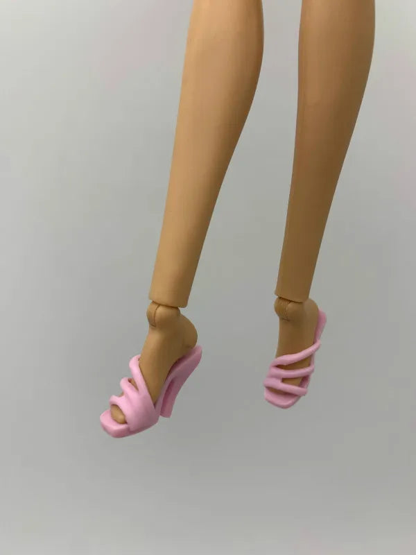 Miniature Doll Shoes | High Heels & Flat Shoe Accessories for 1/6 Scale BB Dolls