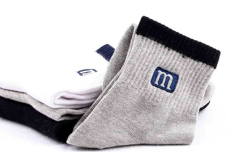 3Pairs/Lot High Quality Men's Socks Cotton Fashion Sports Male Socks Breathable Comfortable Plue Men Socks