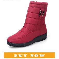 BEYARNE Small Size 32 -43 Block Heel Platform Shoes Fall Winter  OL Elegant High Heels Ankle Boots Women Warm Plush Boot