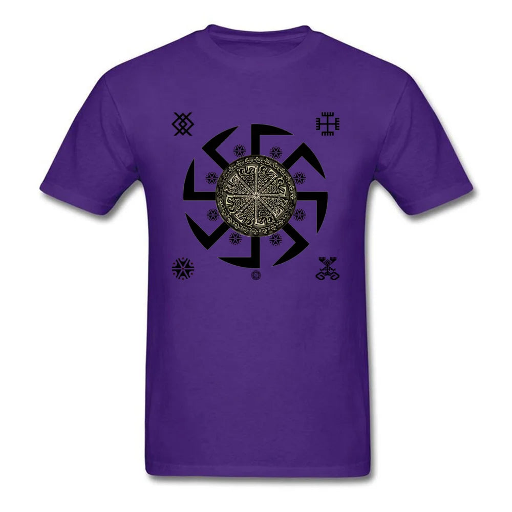 Men's T Shirt Mexico Kolovrat Symbol Tshirt Legend of Kolovrat Sparta Warrior White T Shirt Cool 3D Print Movie T-Shirts Russia