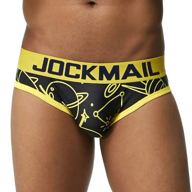 Animal Cartoon Print Men Underwear Nylon Ice Silk Sexy Men Briefs Breathable Slip Cueca Gay Male Panties Underpants Briefs