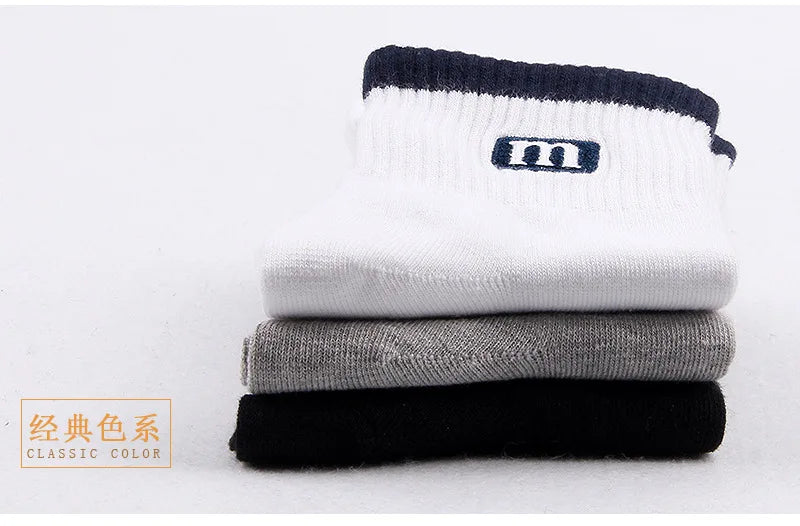 3Pairs/Lot High Quality Men's Socks Cotton Fashion Sports Male Socks Breathable Comfortable Plue Men Socks