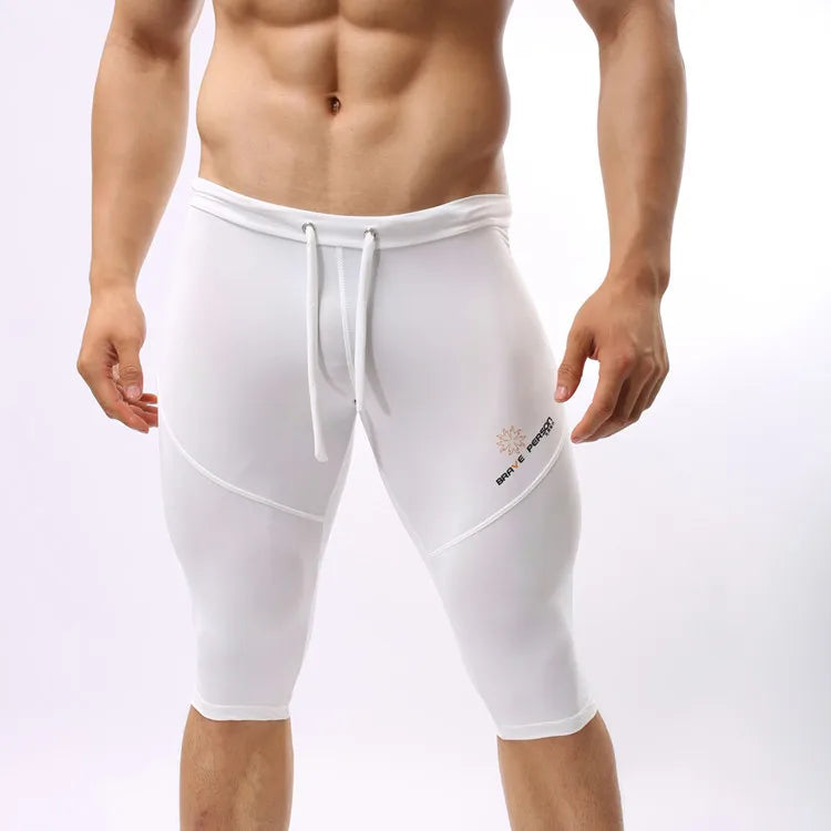Sexy Men Beach Swimwear Swim Shorts BRAVE PERSON Brand Quality Man Swimsuit Bermudas Long Trunks Swimming Board Surf Bath Shorts