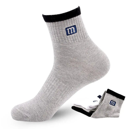 3Pairs/Lot High Quality Men's Socks Cotton Fashion Sports Male Socks Breathable Comfortable Plue Men Socks