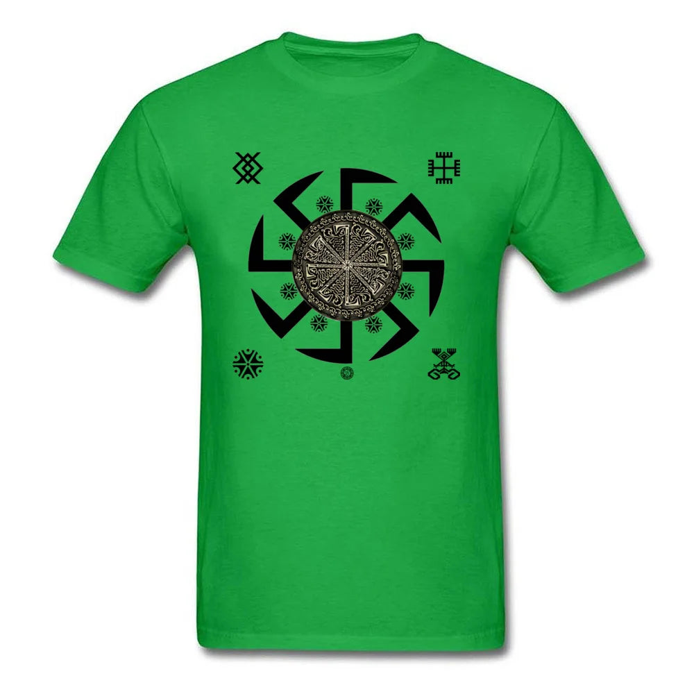 Men's T Shirt Mexico Kolovrat Symbol Tshirt Legend of Kolovrat Sparta Warrior White T Shirt Cool 3D Print Movie T-Shirts Russia