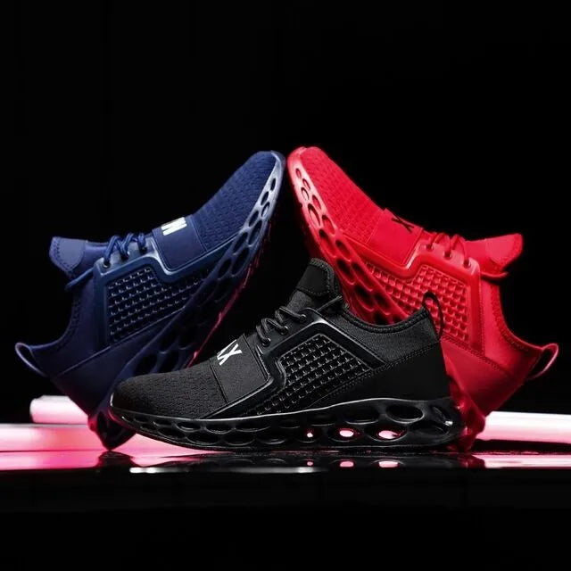 Fashion Men & Women Casual Platform White Breathable Mesh Anti-Slip Sneakers Running Shoes Autumn Winter Trend