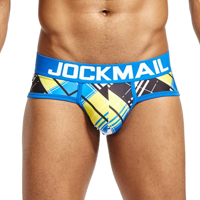 Animal Cartoon Print Men Underwear Nylon Ice Silk Sexy Men Briefs Breathable Slip Cueca Gay Male Panties Underpants Briefs