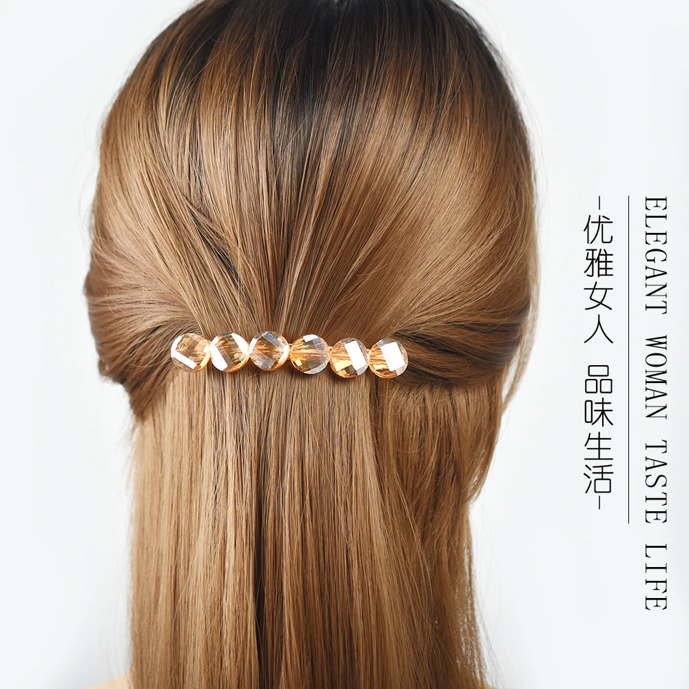 Women headwear rhinestone hair clips cute hair pin vintage hair barrettes crystal hair accessories for women BAZAARHUBO