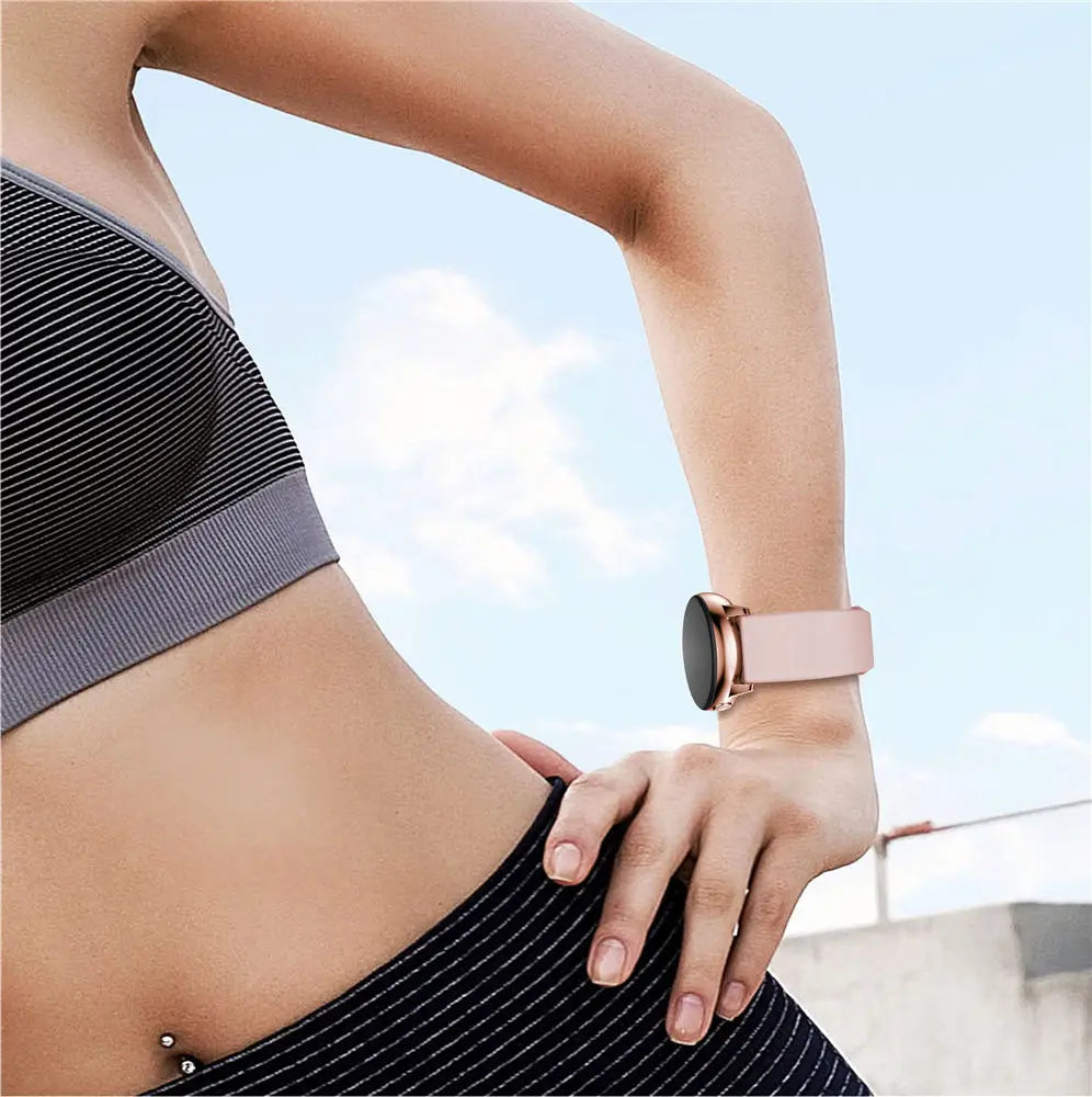 20mm Watch Strap For Garmin vivoactive 5/vivoactive 3 music/Forerunner 165/165 Music 645 245 245M Sport silicon Smart Wristband