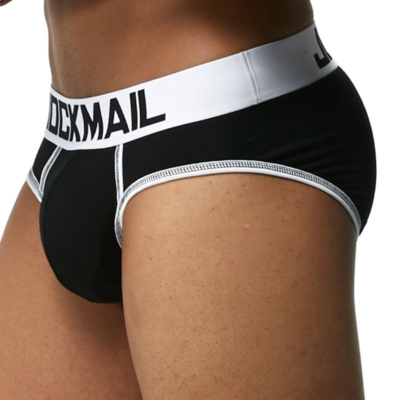 Sexy Men Underwear Briefs U Convex Big Penis Pouch Design Wonderjock Men Cotton Briefs for Man Bikini Adjustment Ring Cock