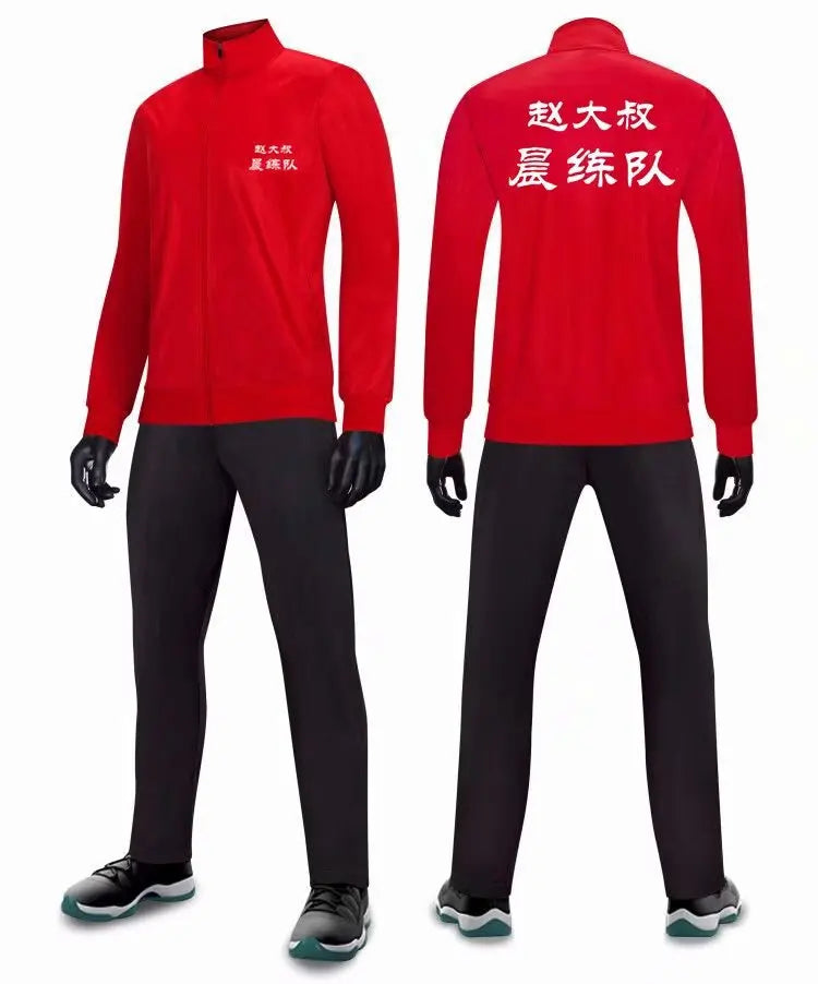 Winter velvet Running sets Jacket with pants Men kids Gym Fitness Workout Sportswear soccer football Hooded Jogging Sports sets