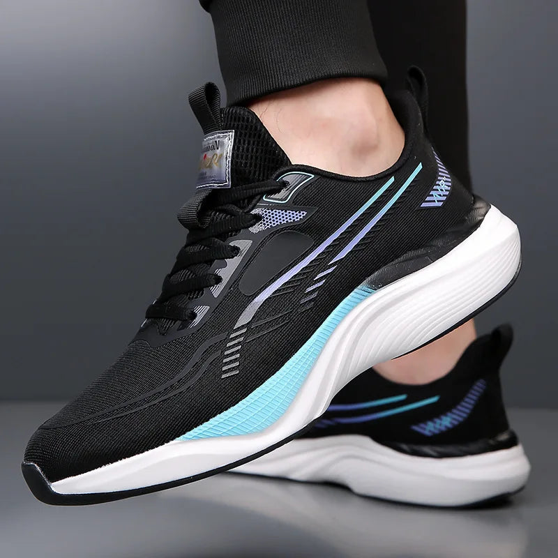 Sneakers Cushion Breathable Casual Sports Running Shoes Lightweight Waterproof Elastic Mountaineering Hiking Shoes