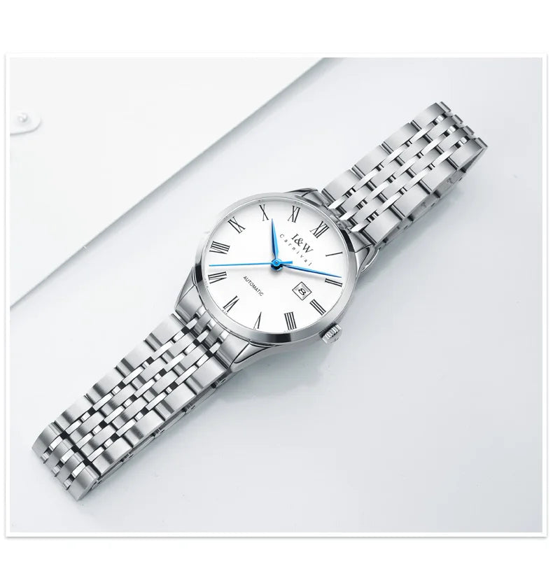 CARNIVAL Brand High-end IW Series Luxury MIYOTA Mechanical Watch for Women Stainless Steel Sapphire Mirror Automatic Watches