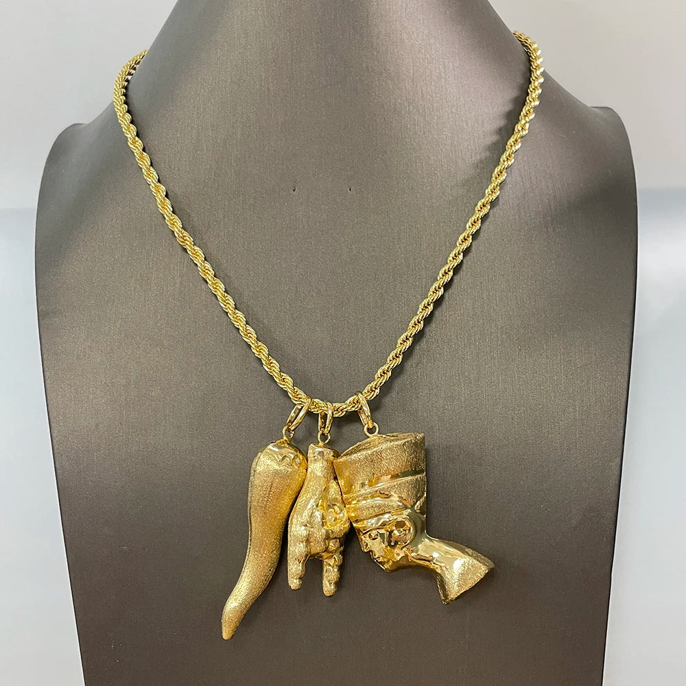 African Gold Color Jewelry Sets For Women Wedding Bridal Women Necklace African Costume Jewelry Set For Women Party Gift