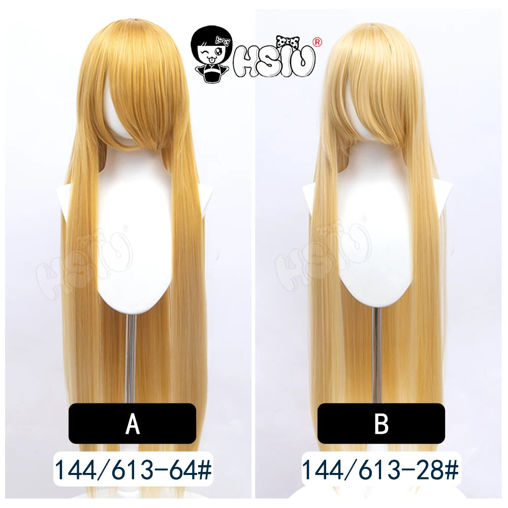 Anime New style Cosplay Long Wig「HSIU」Party Anime wigs 44 color 100cm Colourful  wig Fiber synthetic wig+Free wig cap