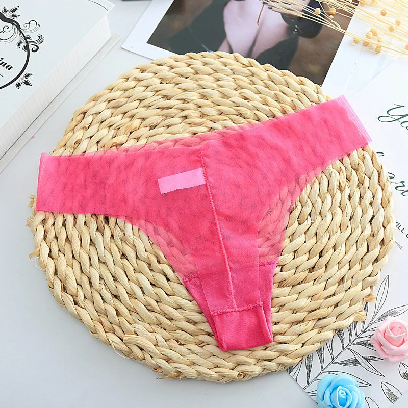 Cotton Women's Panties thongs Underwear Women Lace Soft Briefs Sexy Lingerie low Waist lingerie g-string 1pcs/Lot ac140