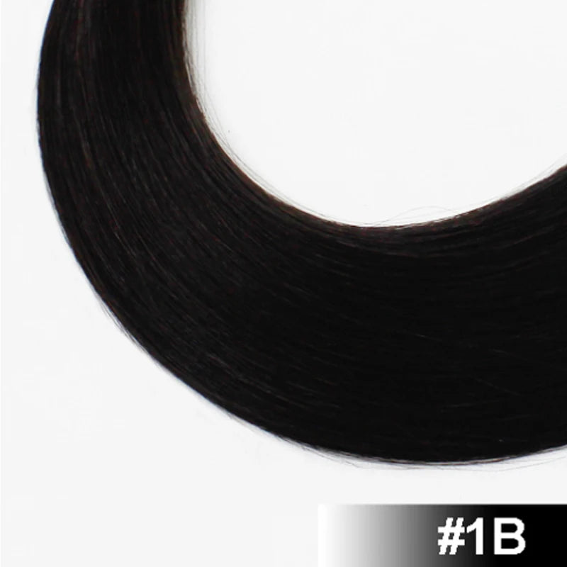 Remy Hair 1g/s 12-28 inch Real Remy Flat Tip Human Hair Extension Silky Straight Dark Brown Pre Bonded Keratin Fusion Hair