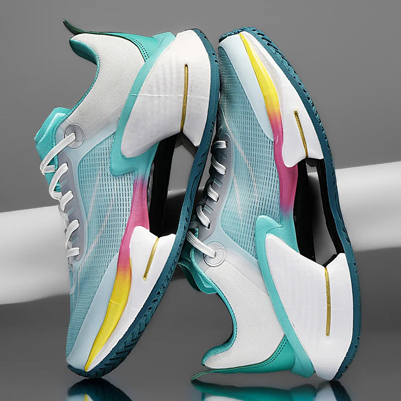 Wear-resistant Shock-absorbing Carbon Plate Running Shoes Men Sneaker Breathable Jogging Walking Style Shoes