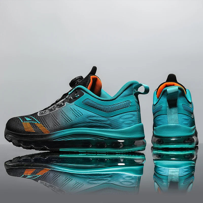Brand Logo Custom Plus Size  EU 47 48 Man Sport Sneakers Full Sole Air Cushion Blank Mesh Casual Running Shoes for Men