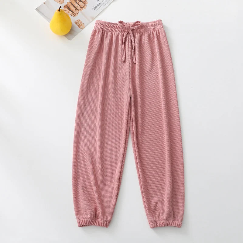Kids Clothes for Teen Girls Pink Pants 2 To 12 Year Fashion 2022 Summer Green Casual Wide Leg Pants Children Loose Cool Trousers