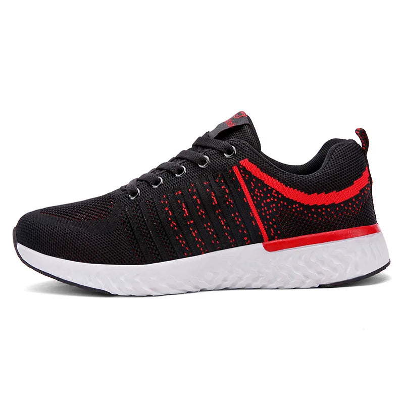 Black Knitting Ladies Sport Running Shoes Women Sneakers