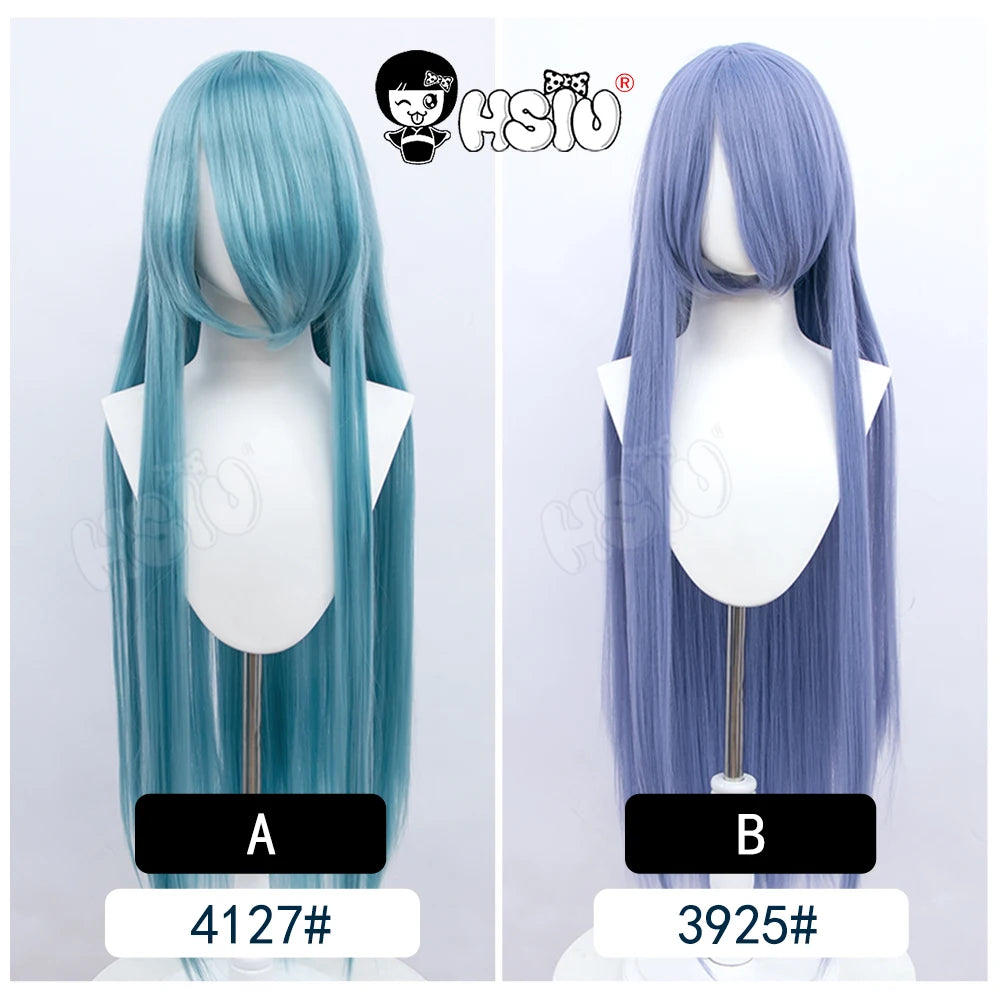 Anime New style Cosplay Long Wig「HSIU」Party Anime wigs 44 color 100cm Colourful  wig Fiber synthetic wig+Free wig cap