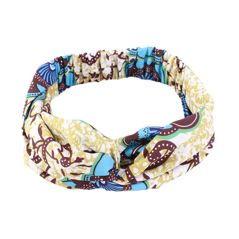 African Print Stretch Bandana Head Wrap Long Scarf Satin Floral Ankara Dashiki Women Party Turban Headwear Cap Hair Accessories